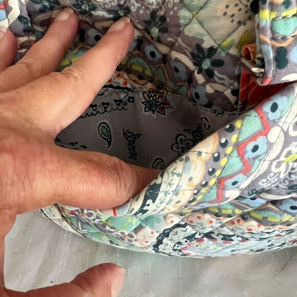 Vera Bradley Women's Multi-Compartment Shoulder Satchel Purse Handbag - Picture 6 of 8